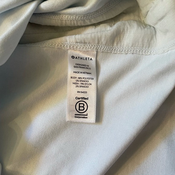 COPY - -Athleta Baby Blue Uptempo Hoodie Sweatshirt- - Picture 5 of 7